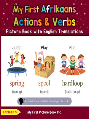 cover image of My First Afrikaans Action & Verbs Picture Book with English Translations